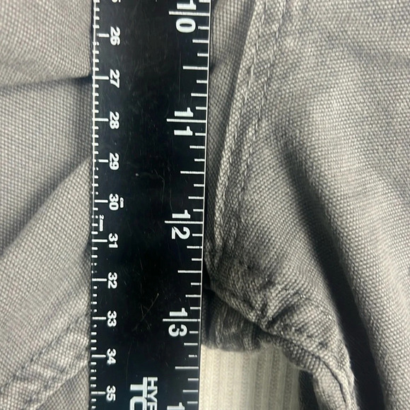 Carhartt Rugged Flex Fit Canvas Work Shorts Mens Size 40 Relaxed Fit Gray FLAWS - Picture 11 of 14